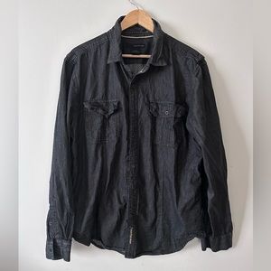 Calvin Klein Jeans Button Down Casual Denim Shirt